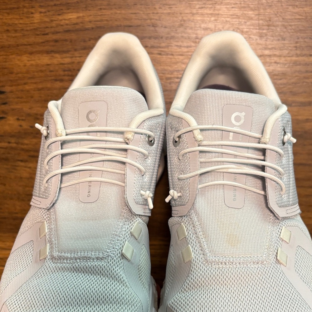 On Running Womens Cloud 6 Sneakers Glacier/White Size 9 - Picture 10 of 10